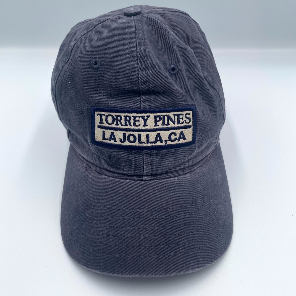 Legendary Torrey Pines La Jolla CA Baseball Cap Mens One Size Blue Strapback Hat